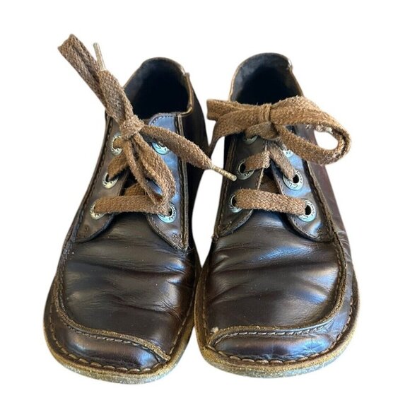 Clarks Artisan Funny Dream Shoes Brown Leather‎ Lace Up Shoe Womens US 7 - Picture 3 of 10